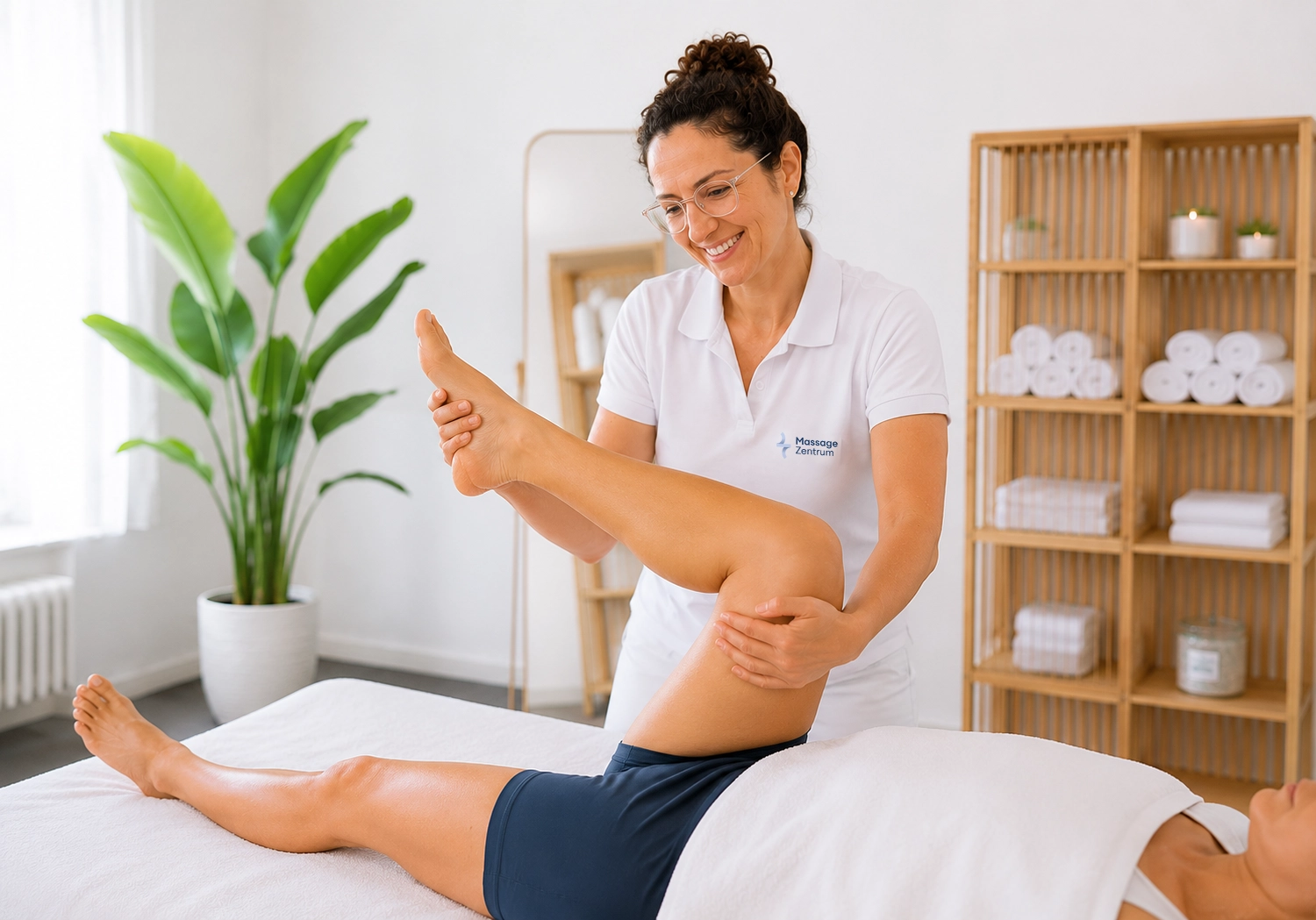 Mobilisierende Behandlung am Rücken für mehr Beweglichkeit im Massage Zentrum Wallisellen