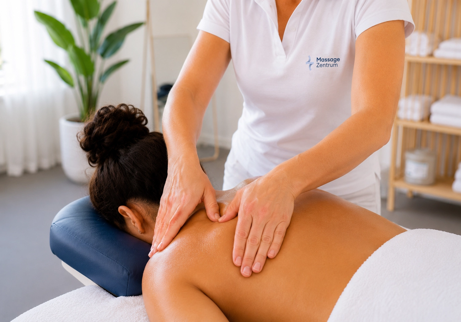 Massage der Schultermuskulatur im Massage Zentrum Wallisellen